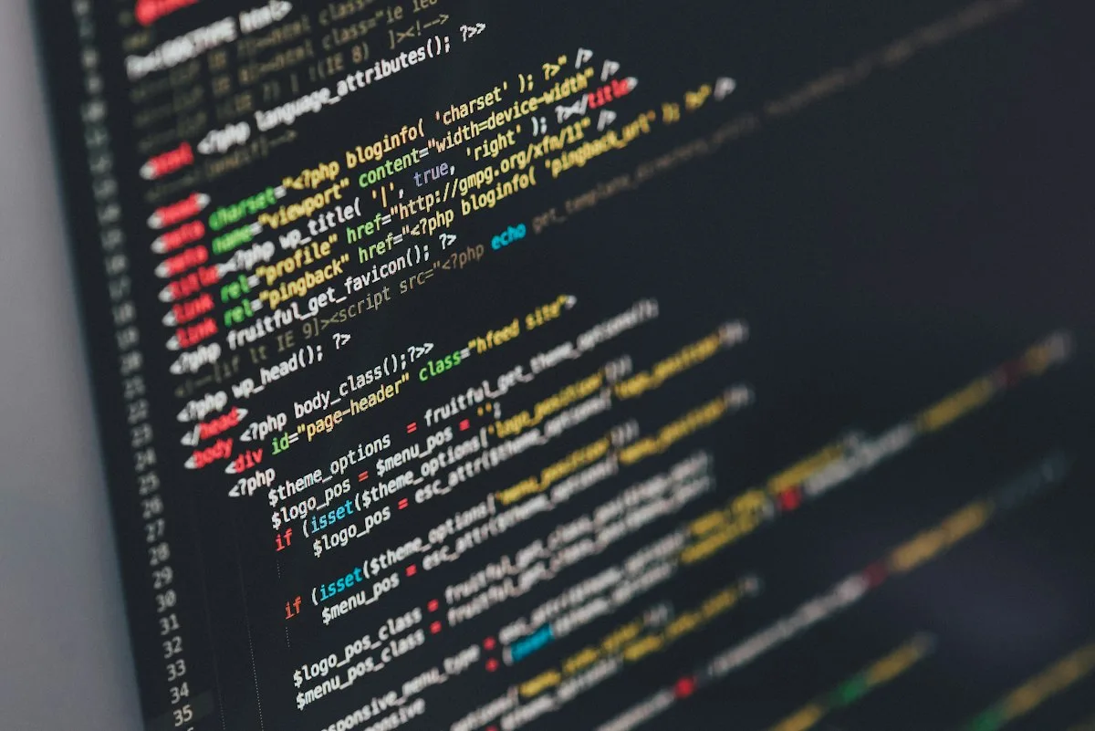 Custom WordPress code on development screen