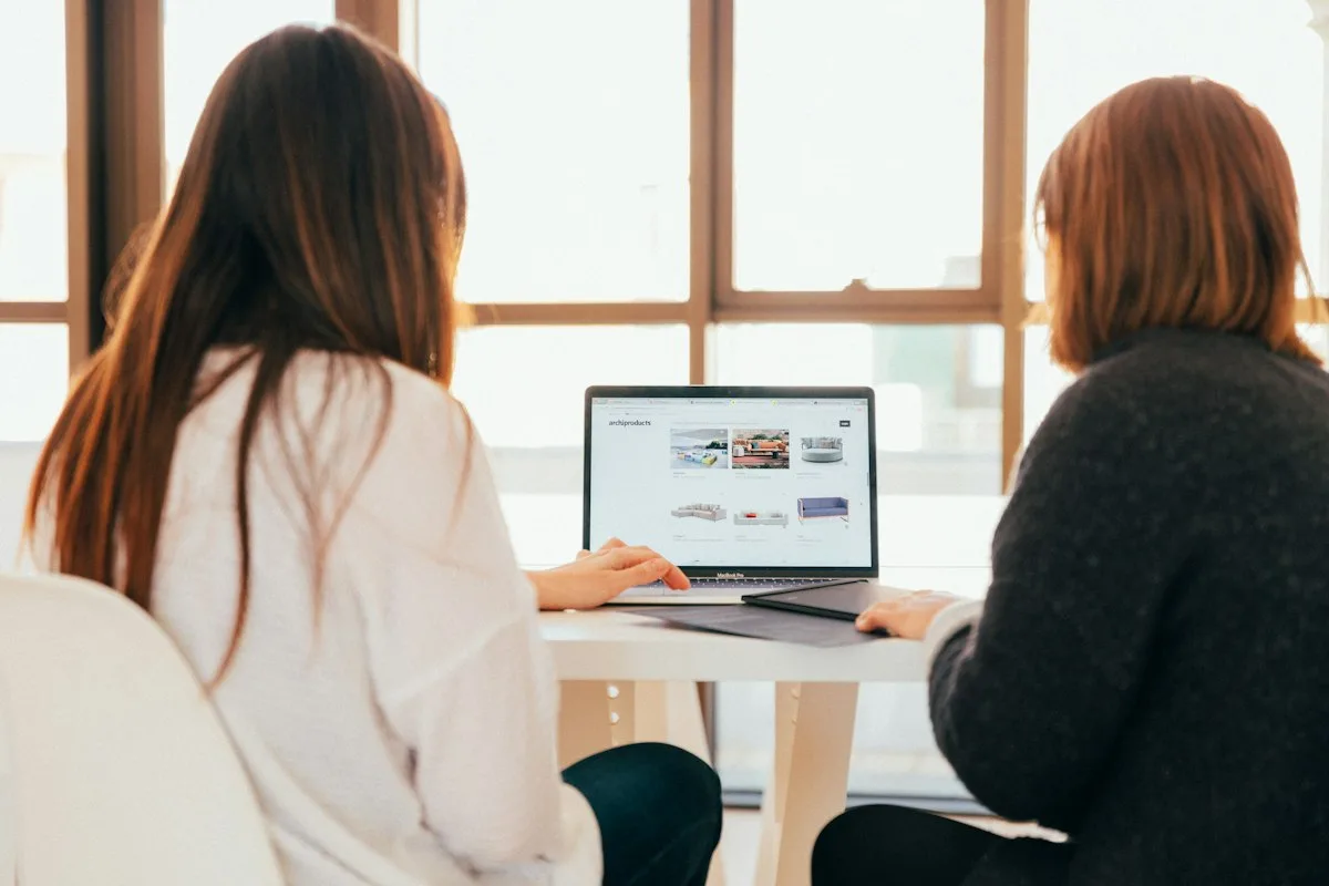 Premium website design on elegant devices