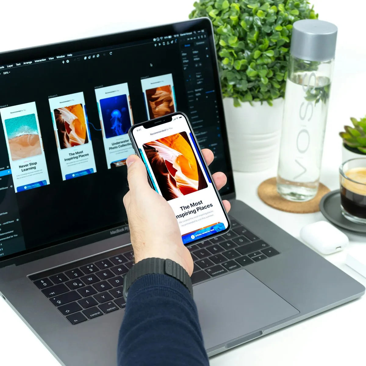 UI/UX Design example 1