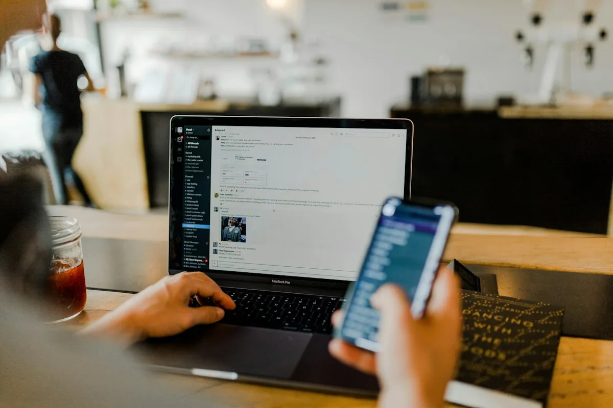 Developer working on website security updates