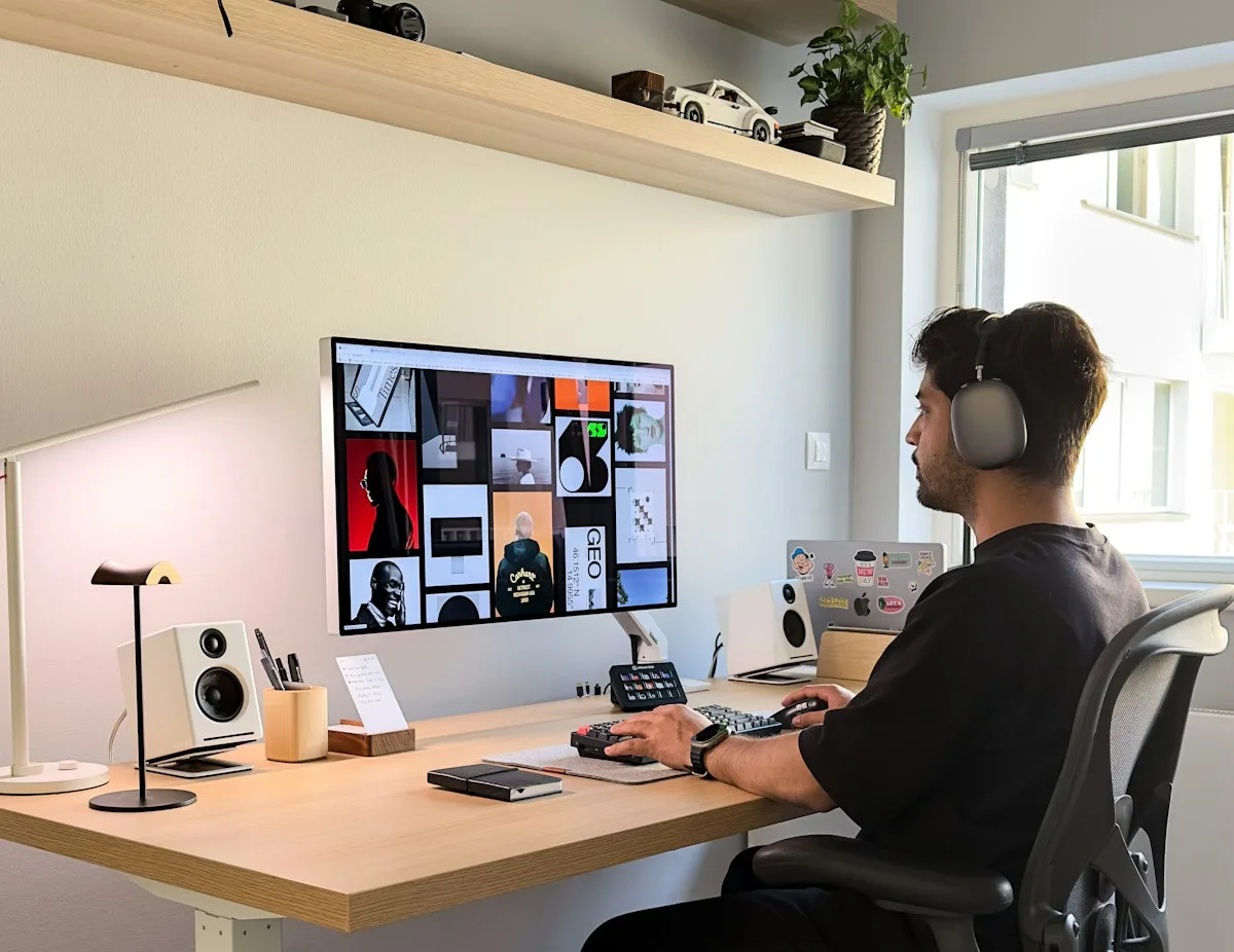 Designer working