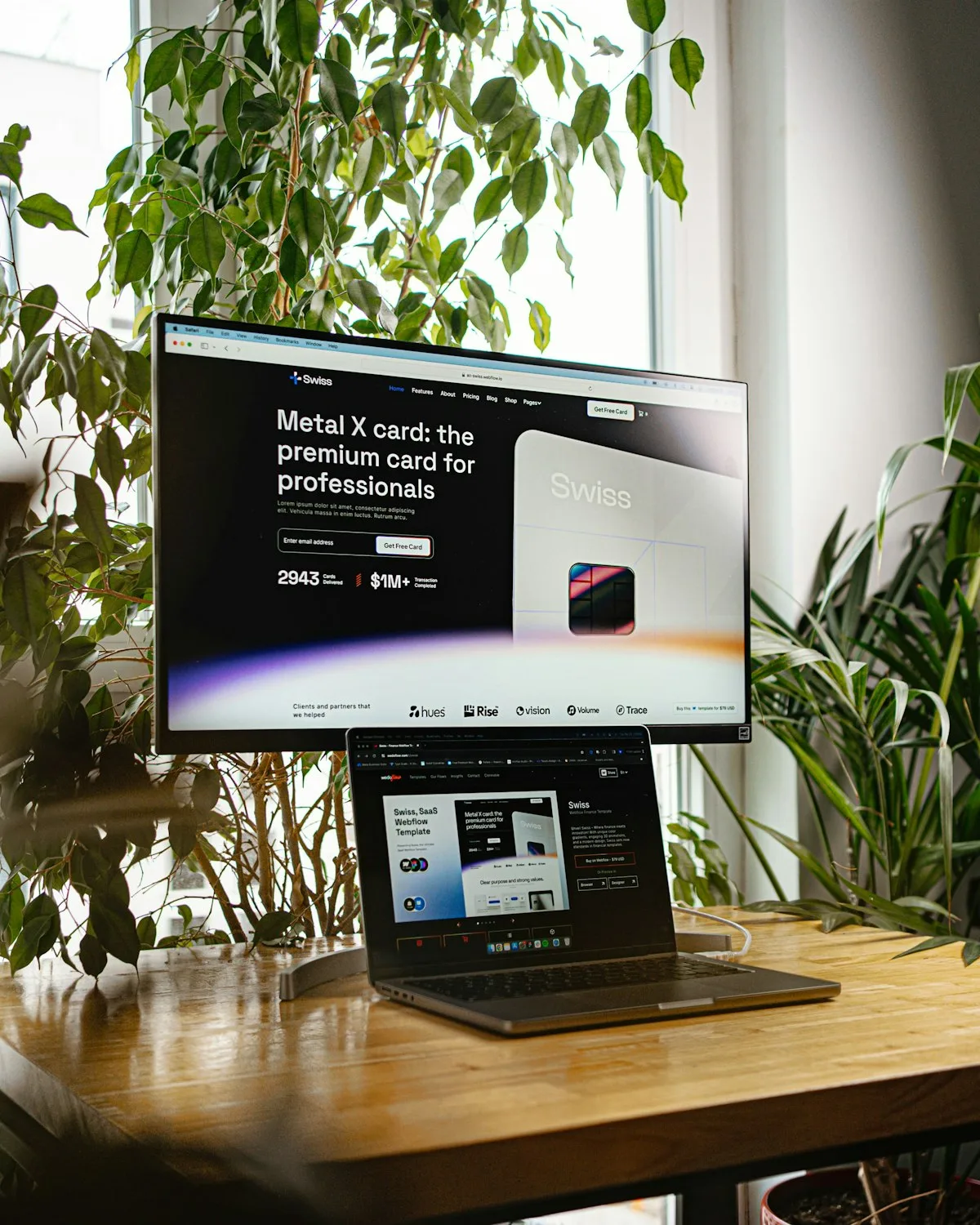 Desktop computer web design